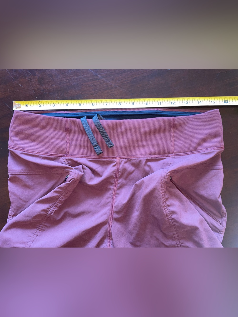 Prana women’s Ruched Leggings - Dusty Rose Pink - Picture 4 of 7